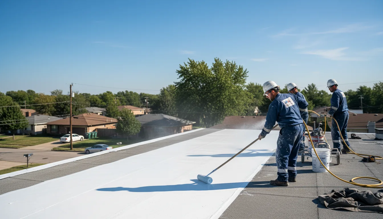 Commercial roof coating in French Camp, CA near me